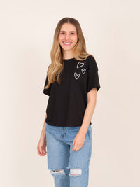 Playera La vida es ahora - Negro