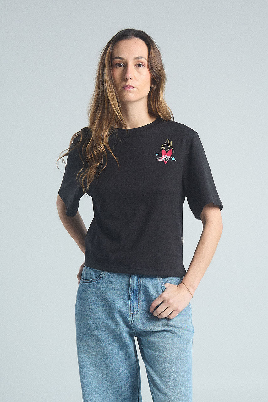 Playera Vive tu sueño - Negro