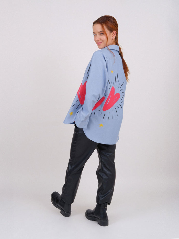 Camisa Radiante - Azul
