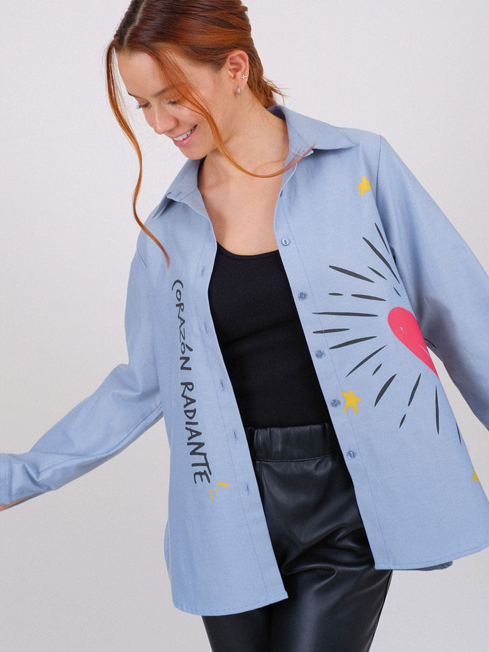 Camisa Radiante - Azul