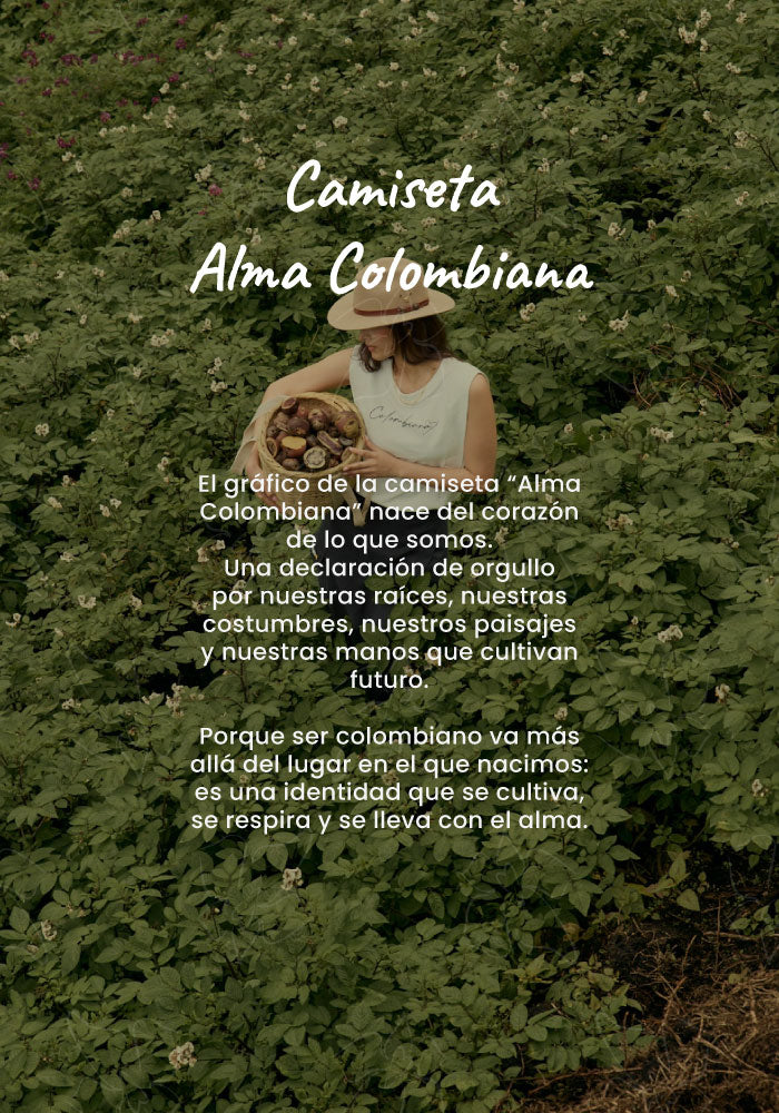 Playera Alma Colombiana - Marfil