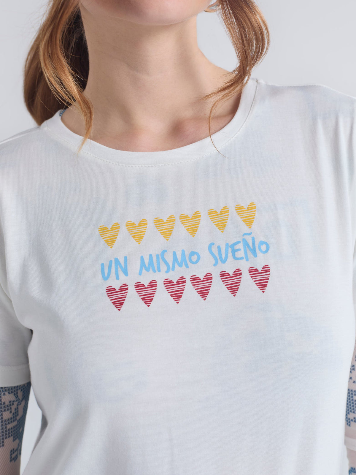 Playera Un mismo sueño - Marfil