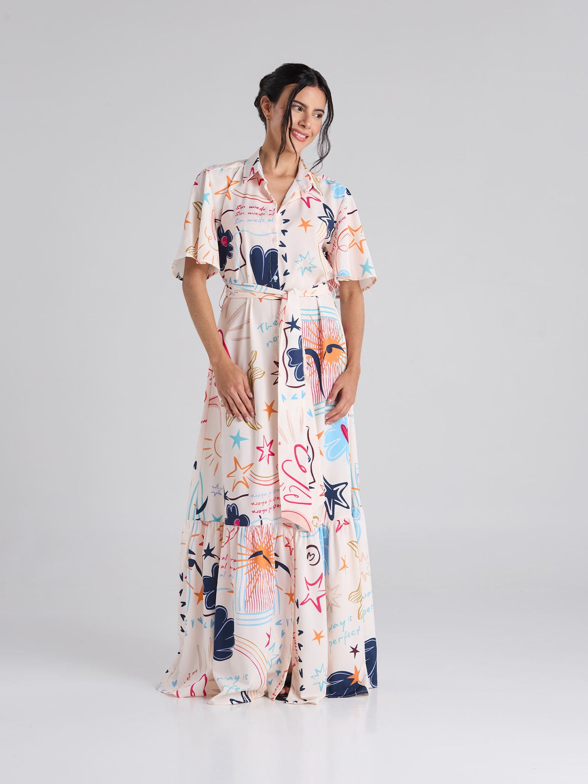 Vestido Happy life - Marfil
