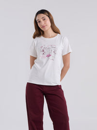 Playera Bailar la vida - Marfil