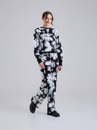 Pantalón Tejido garden - Negro