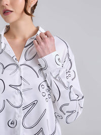 Camisa Garden - Marfil