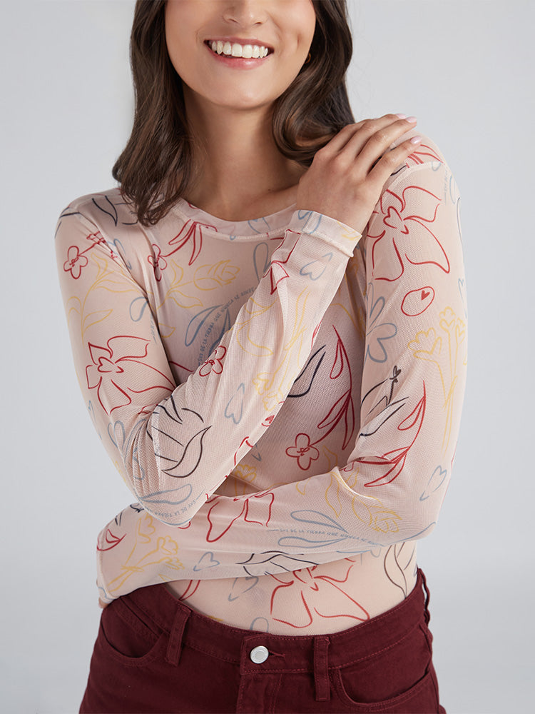Top Flora - Marfil