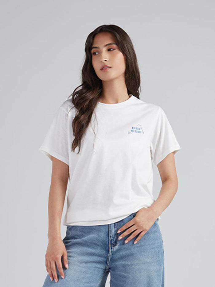 Playera Pistas Hombre - Marfil