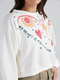 Sudadera Mil soles - Marfil
