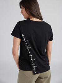 Playera Made of love - Negro