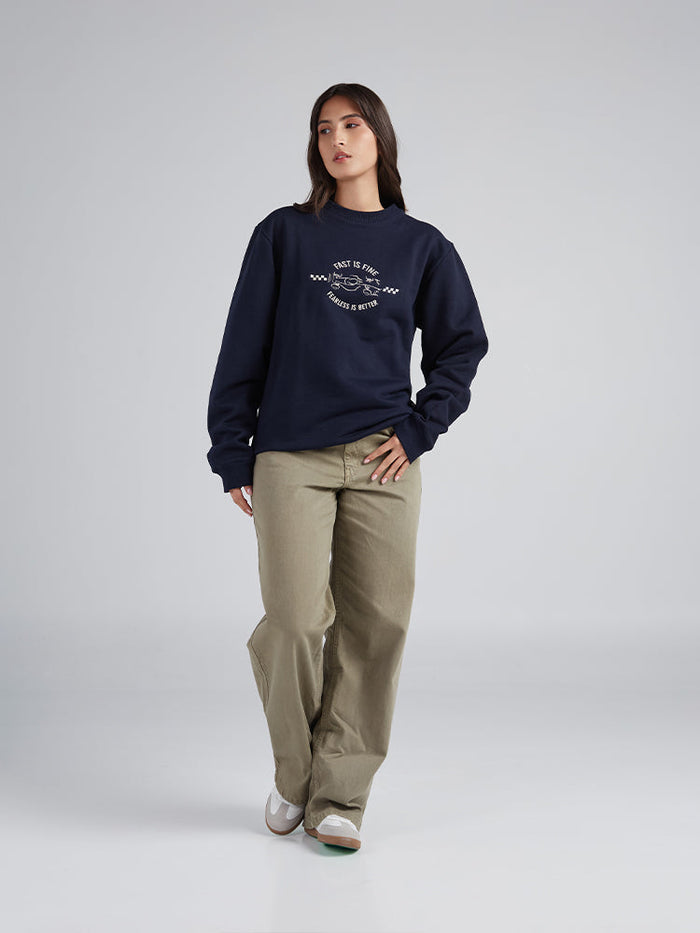 Sudadera Fearless Hombre - Azul