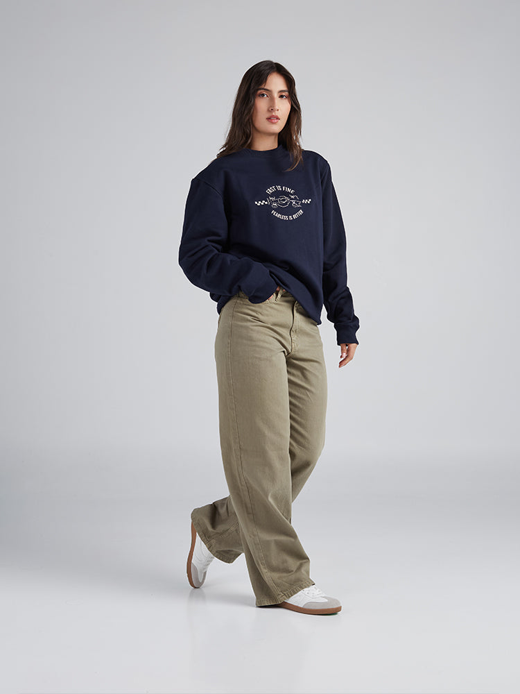 Sudadera Fearless Hombre - Azul