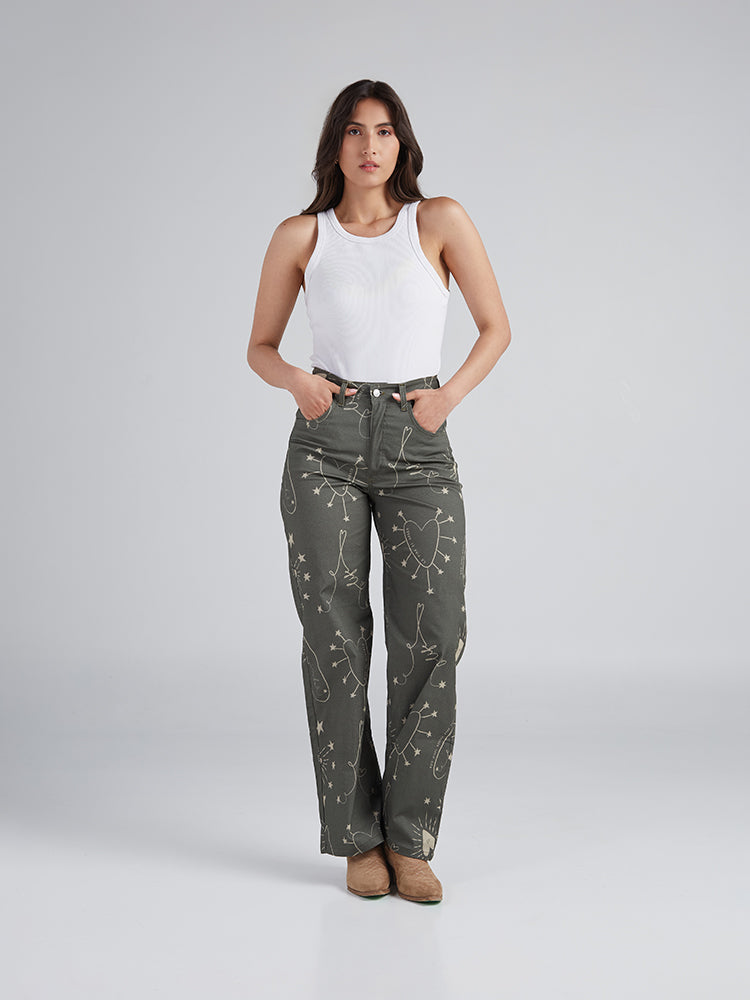 Pantalón Aquí y ahora - Verde