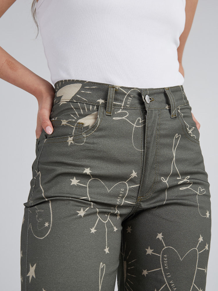 Pantalón Aquí y ahora - Verde