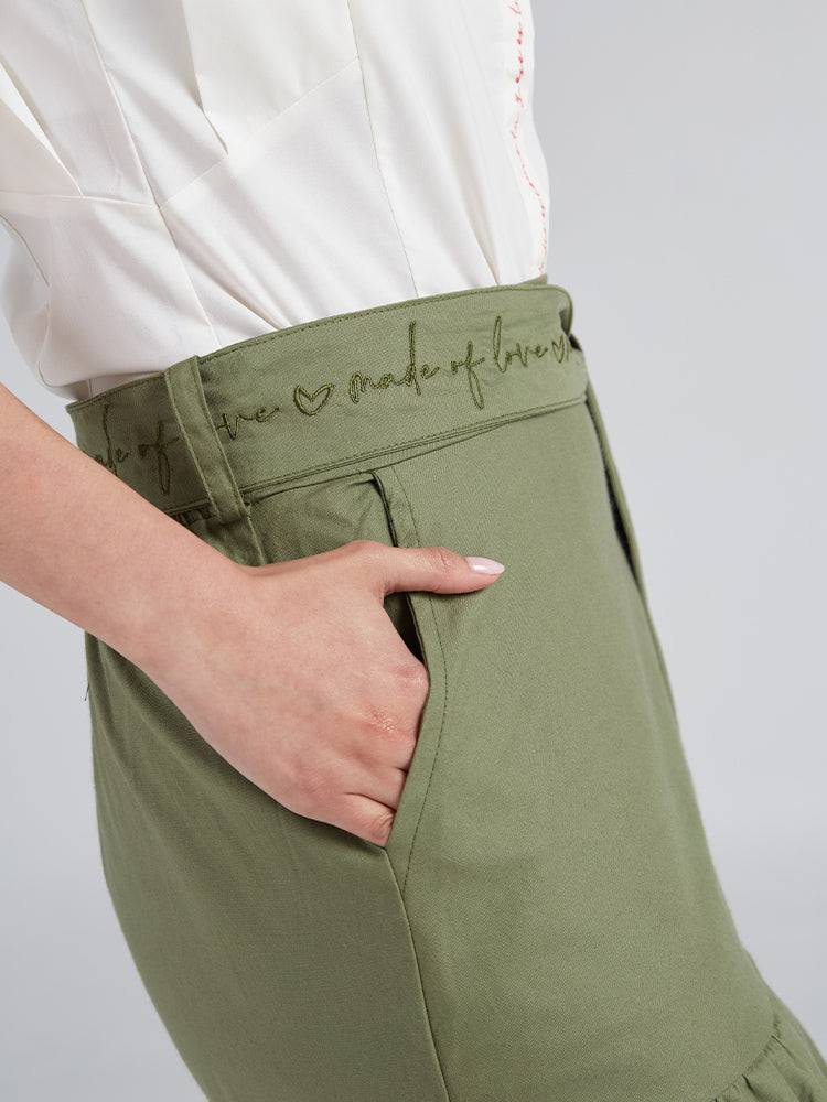 Falda Boleros Verde