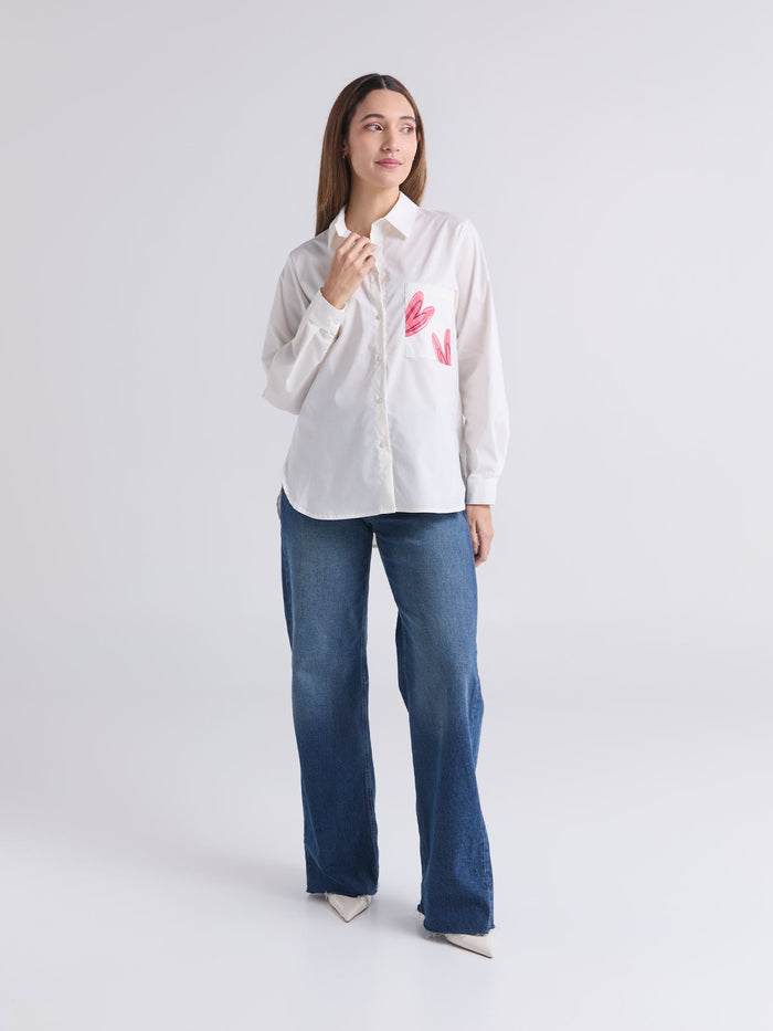 Camisa Sin prisa - Marfil