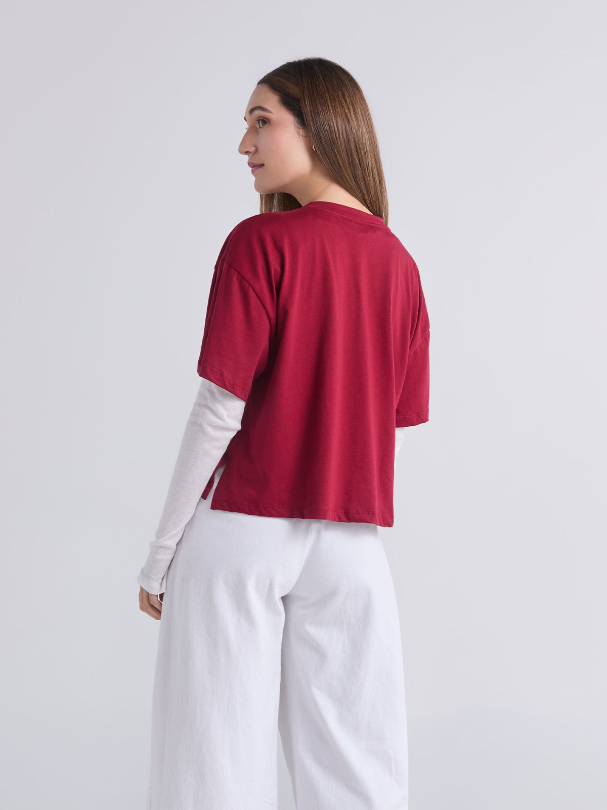 Playera Latidos - Vinotinto
