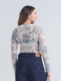 Top Love - Marfil