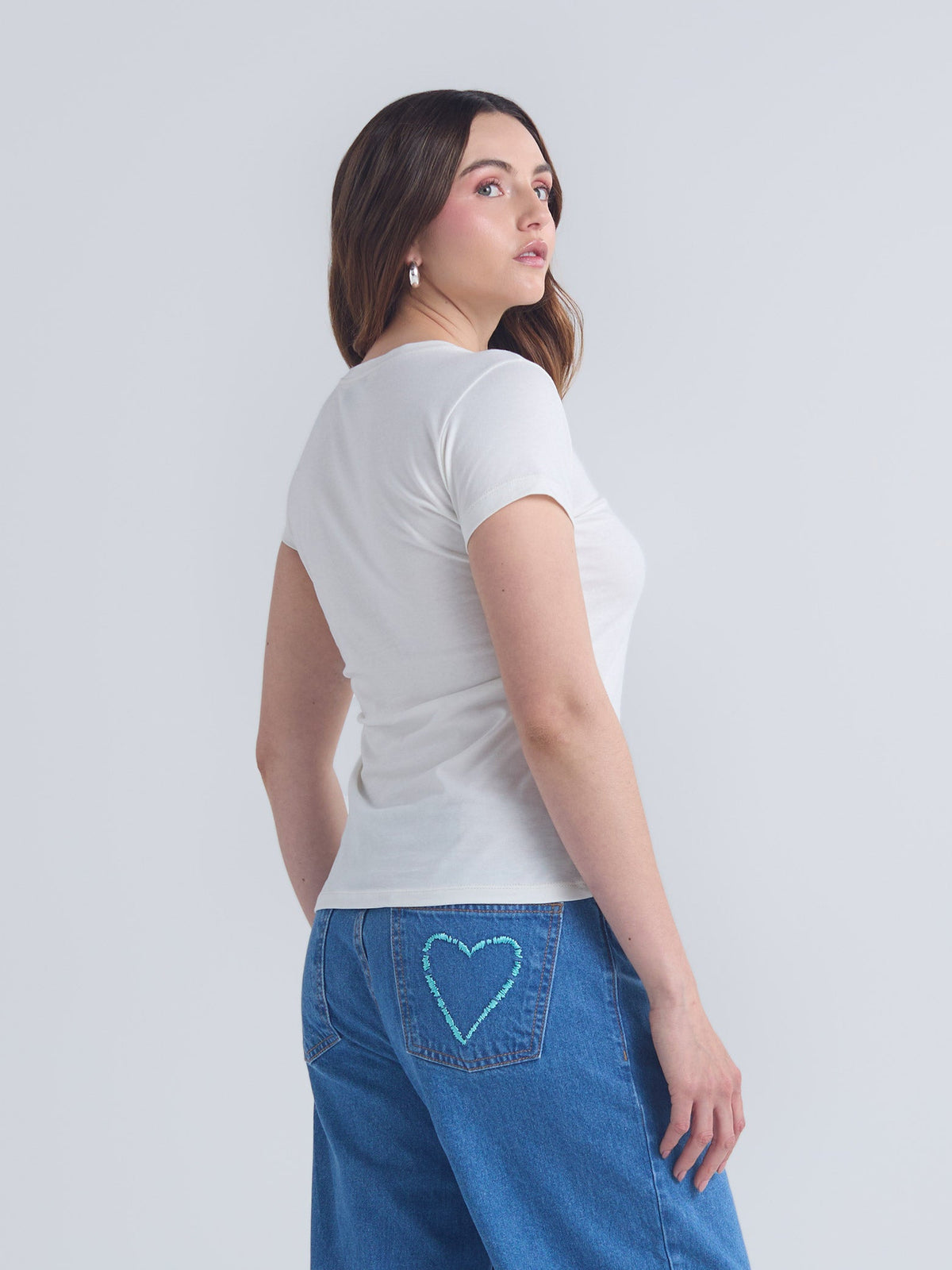 Playera With love - Marfil
