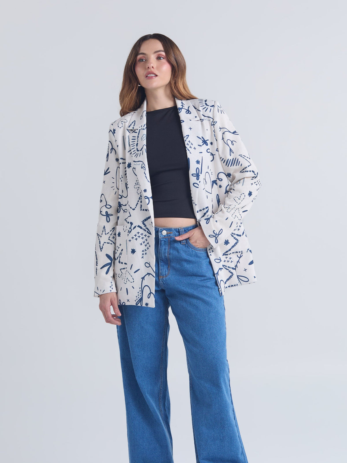 Blazer Lazos - Marfil