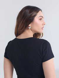 Playera With love - Negro