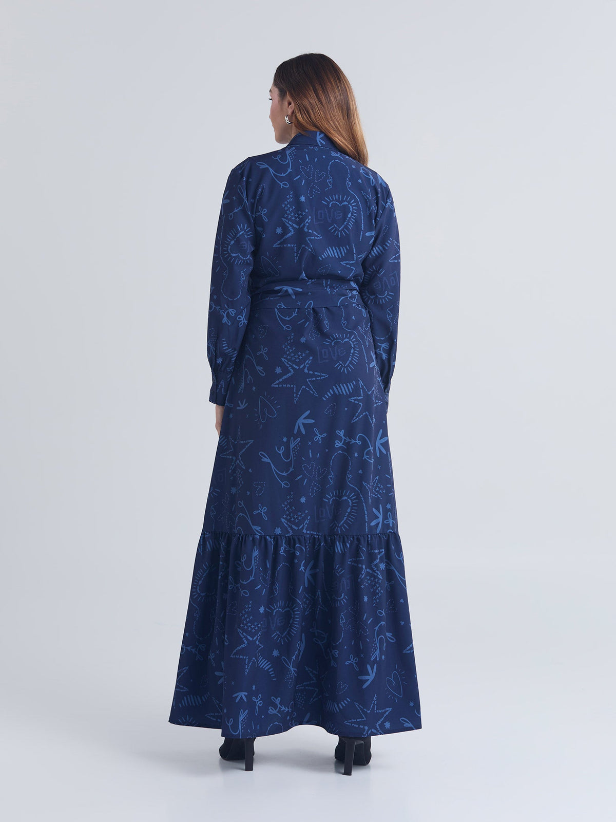 Vestido Puntada de amor - Azul