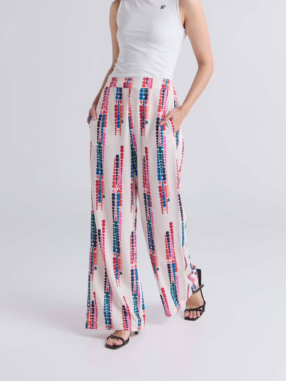 Pantalón Feel calm - Marfil