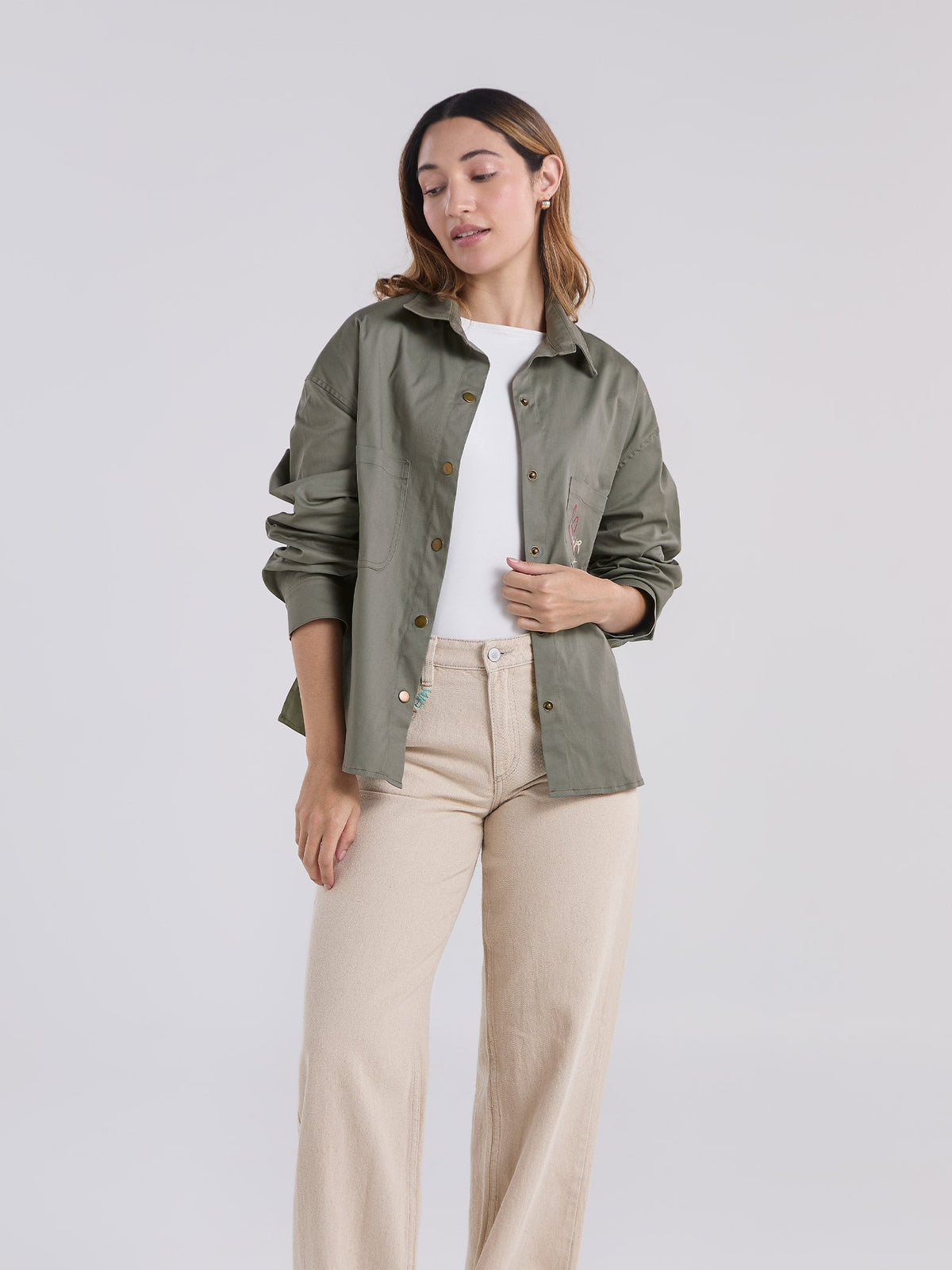 Sobrecamisa Vivir celebrando - Verde