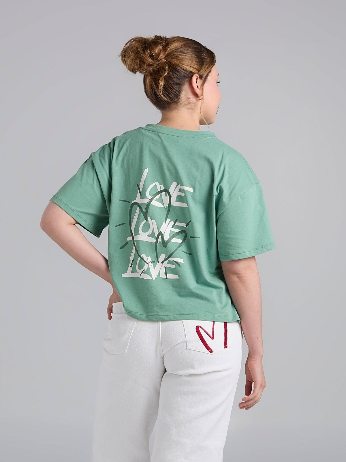 Playera Love - Verde