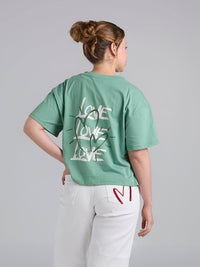 Playera Love - Verde
