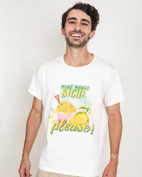 Playera Mango biche Man - Marfil