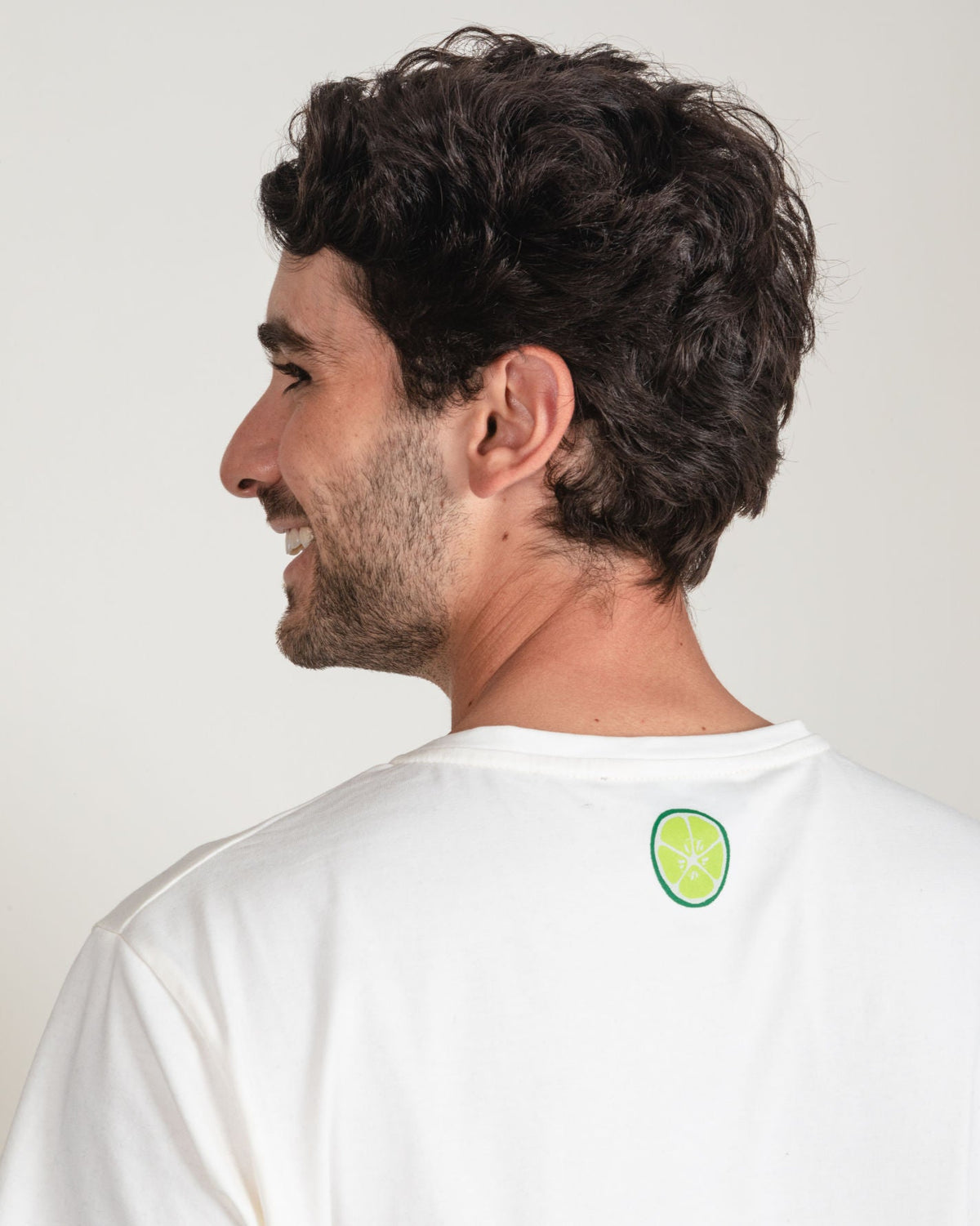 Playera Mango biche Man - Marfil