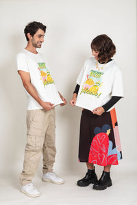 Playera Mango biche Man - Marfil