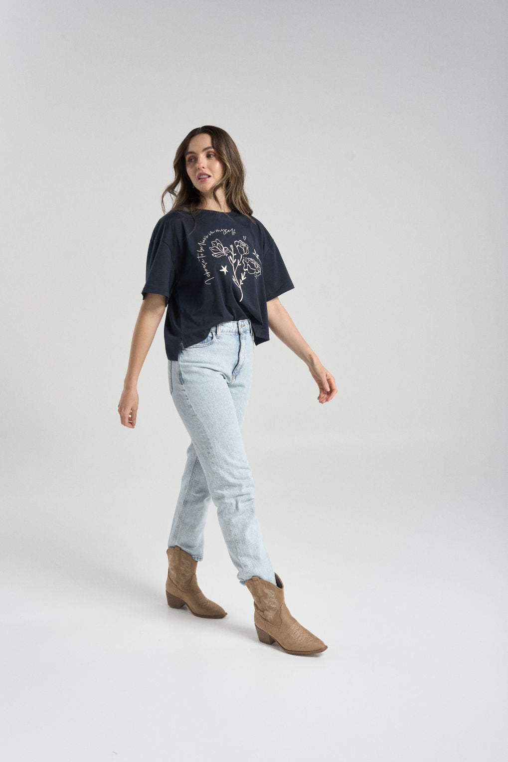 Playera Believe - Azul