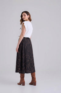 Falda Garden - Negro